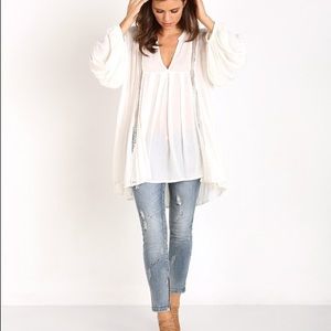 Free People Just The Two Of Us Tunic - Ivory